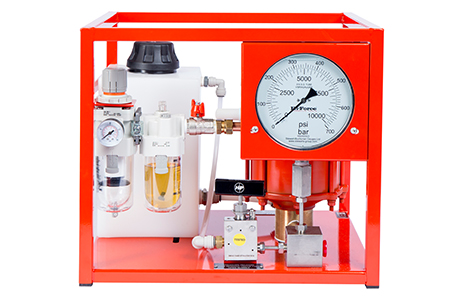 هیدروتست پمپ پنوماتیکی (بادی) هیدرولیکی 1634 بار فشارقوی مدل AHP-2-Range ساخت هایفورس انگلستان