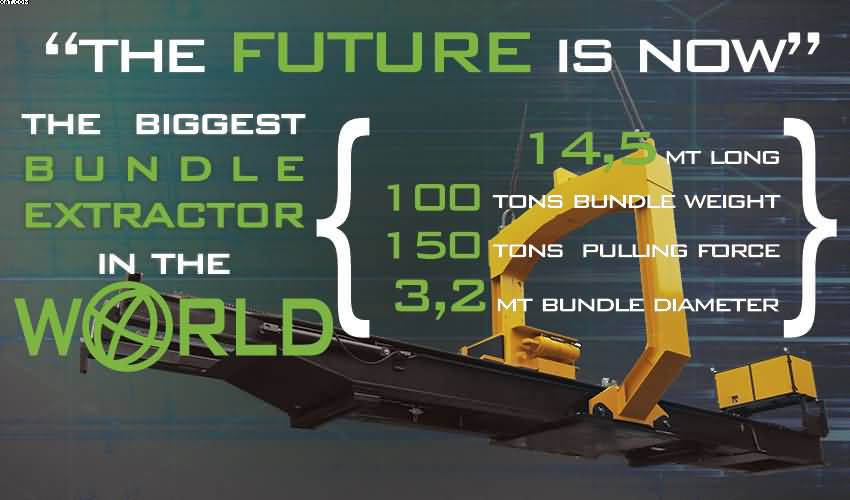 باندل اکسترکتور (کشنده باندل) هوایی معلق فوق سنگین با توان 33.000 وات مدل SUPER BIG IDROKID 100-TON ساخت ایدروجت ایتالیا