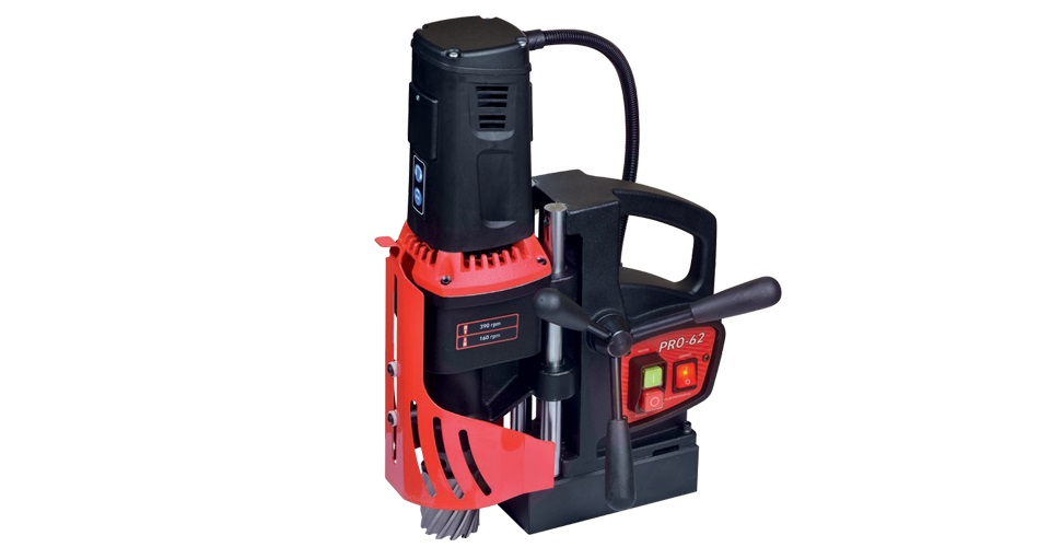 دریل مگنت (مغناطیسی) گرد بری و مته زنی فلزات مدل PRO-62 ساخت پروموتک لهستان